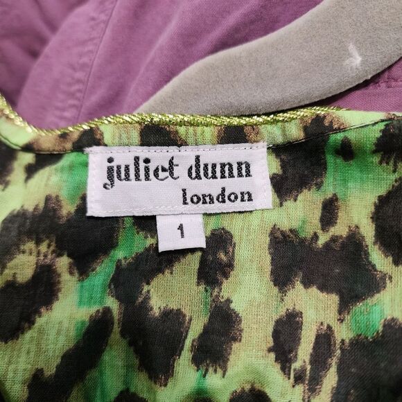 Juliet Dunn dress multicolor Leopard print mini  4/6 fairy whimsigoth - Picture 4 of 5